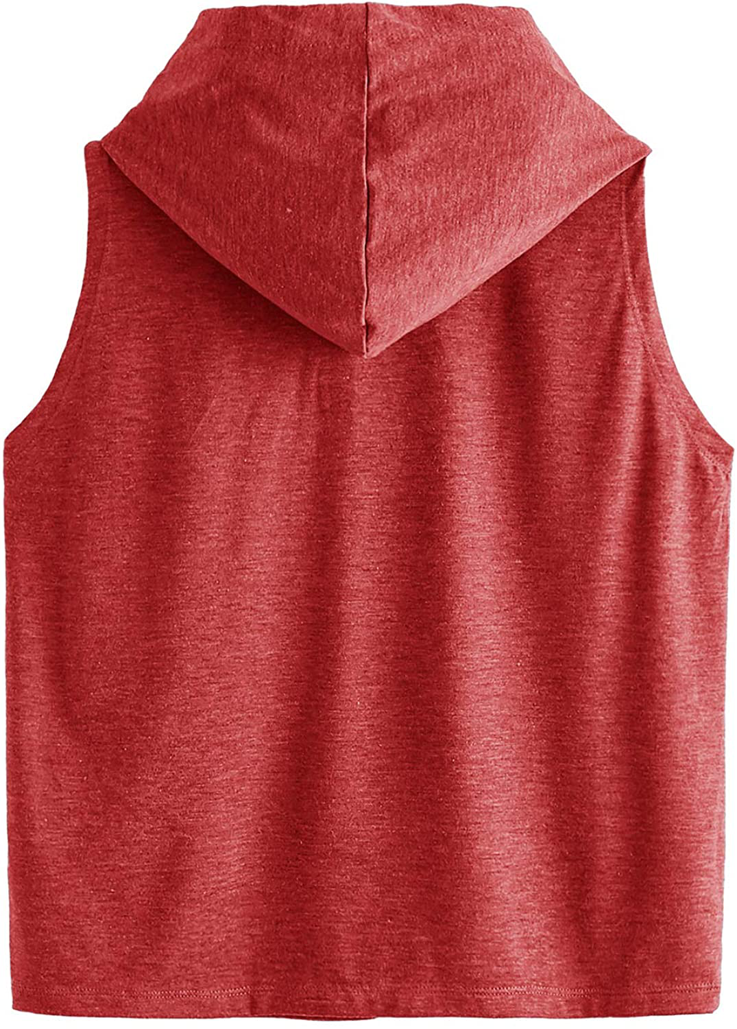 Sweatyrocks Women'S Summer Sleeveless Hooded Tank Top T-Shirt for Athletic Exercise Relaxed Breathable Apparel & Accessories > Clothing > Activewear Kylie Max   