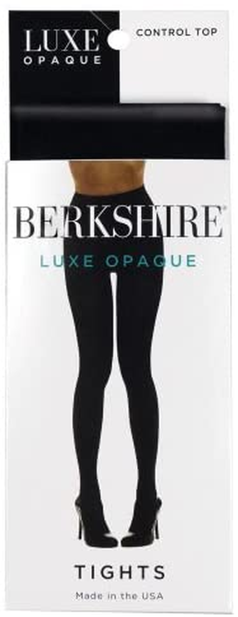 Berkshire Women'S Luxe Opaque Control Top Tights Apparel & Accessories > Clothing > Underwear & Socks > Shapewear Berkshire White Medium 