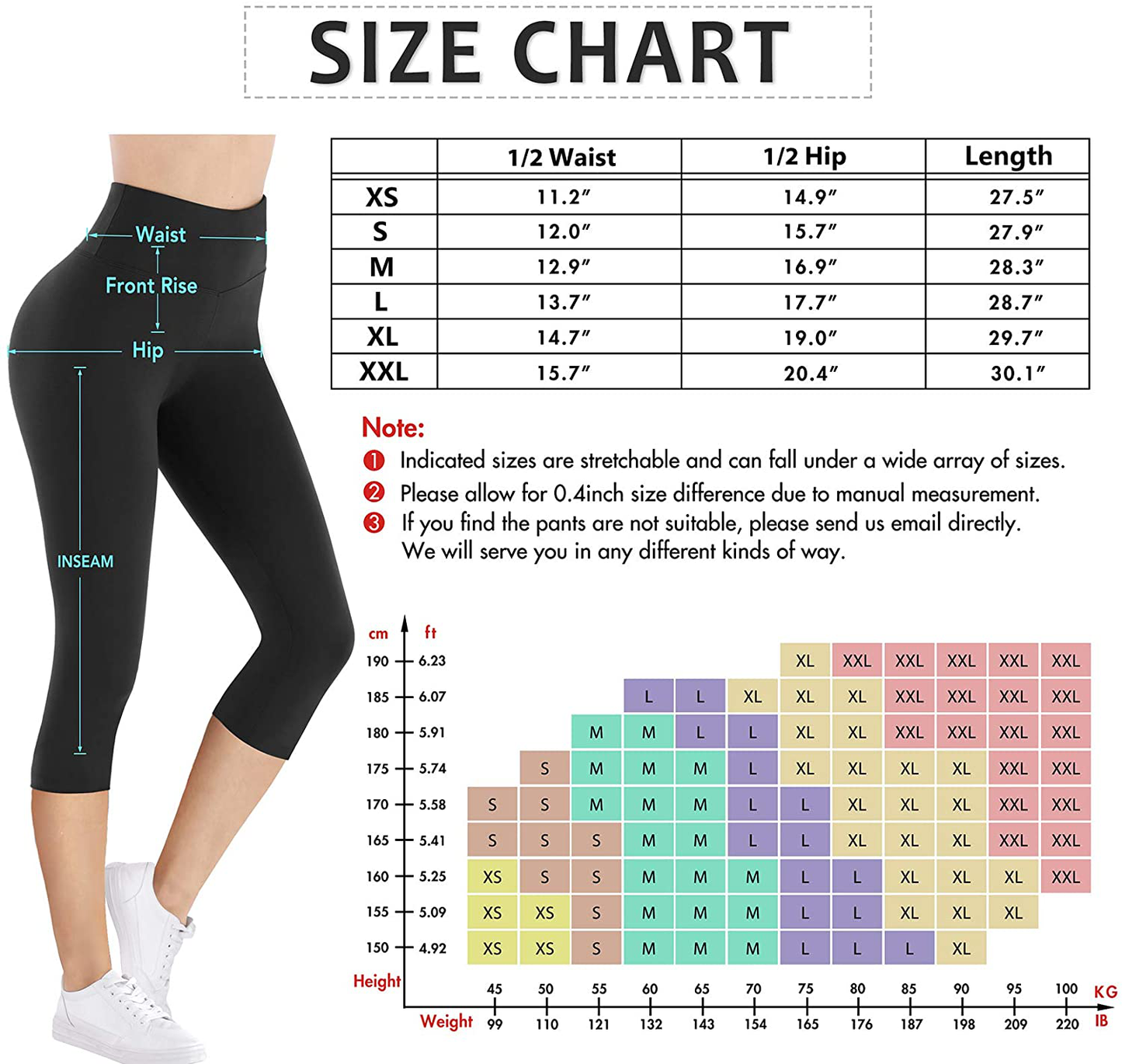 IUGA High Waisted Leggings for Women Workout Leggings with Inner Pocket Yoga Pants for Women Apparel & Accessories > Clothing > Activewear KYLIE MAX   