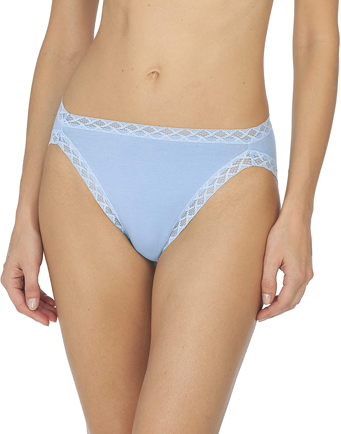Natori Womens Bliss French Cut Panty Apparel & Accessories > Clothing > Underwear & Socks > Underwear Natori Ocean Mist Large 