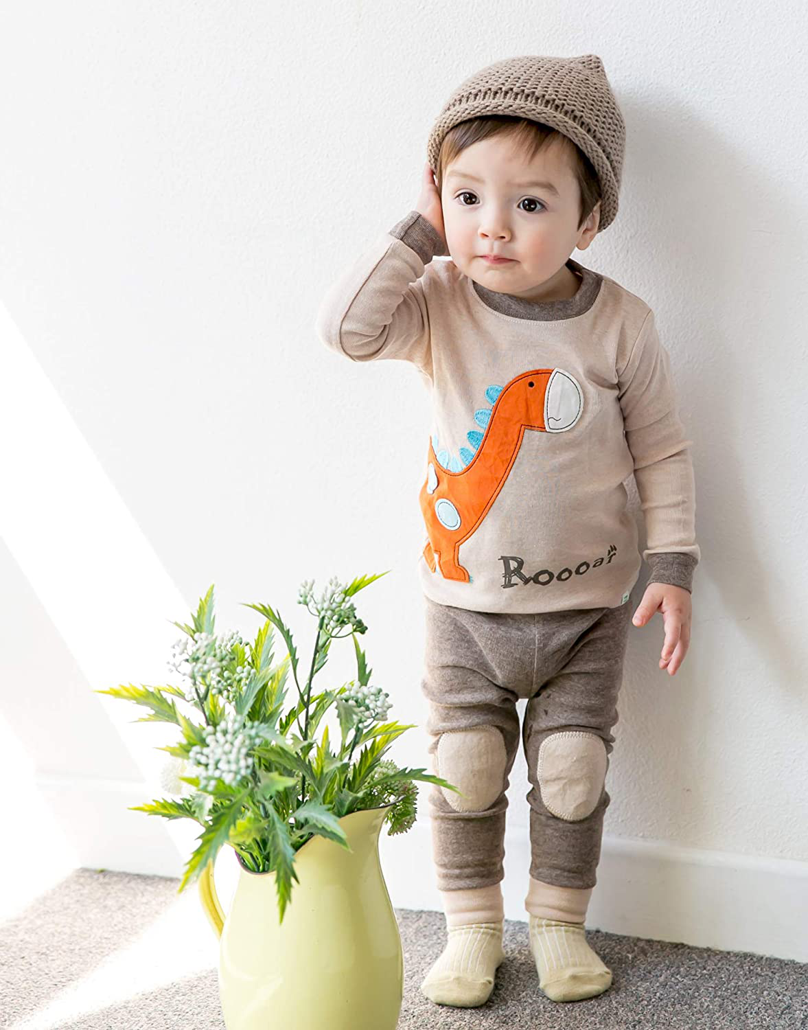 VAENAIT BABY Toddler Kids Boys Girls 100% Cotton Jaws Truck Dino Snug Fit Sleepwear Pajama Pjs Set Apparel & Accessories > Clothing > Sleepwear & Loungewear > Pajamas Kylie Max   