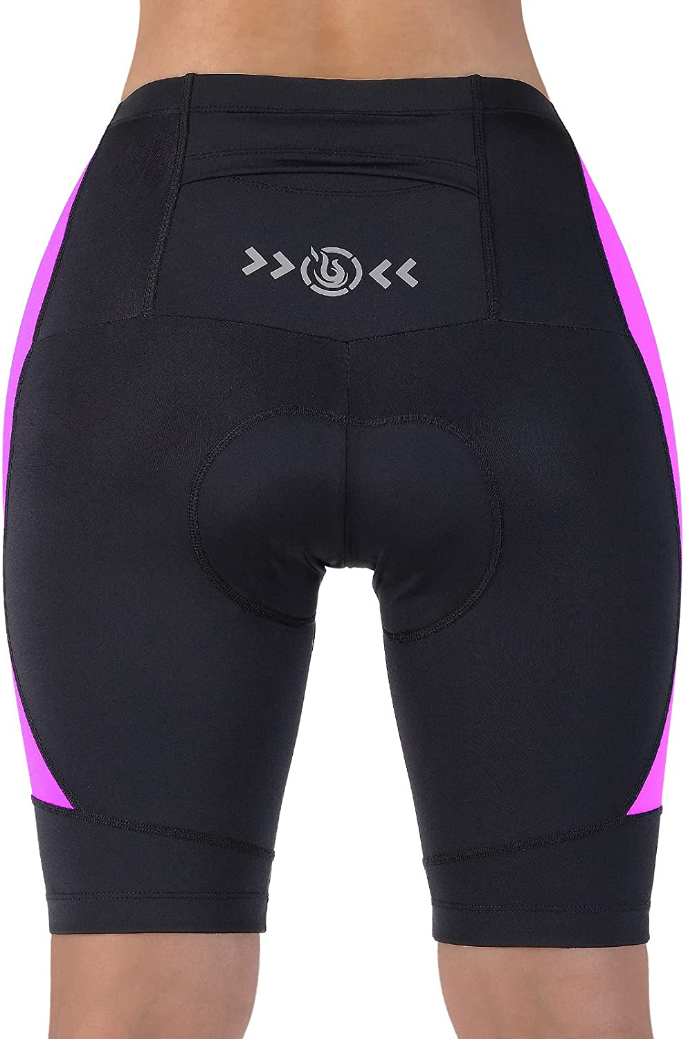 Beroy Bike Shorts Women 3D Gel Padded with Pocket Indoor- Outdoor Cycling Spining - Shorts Apparel & Accessories > Clothing > Shorts Kylie Max   