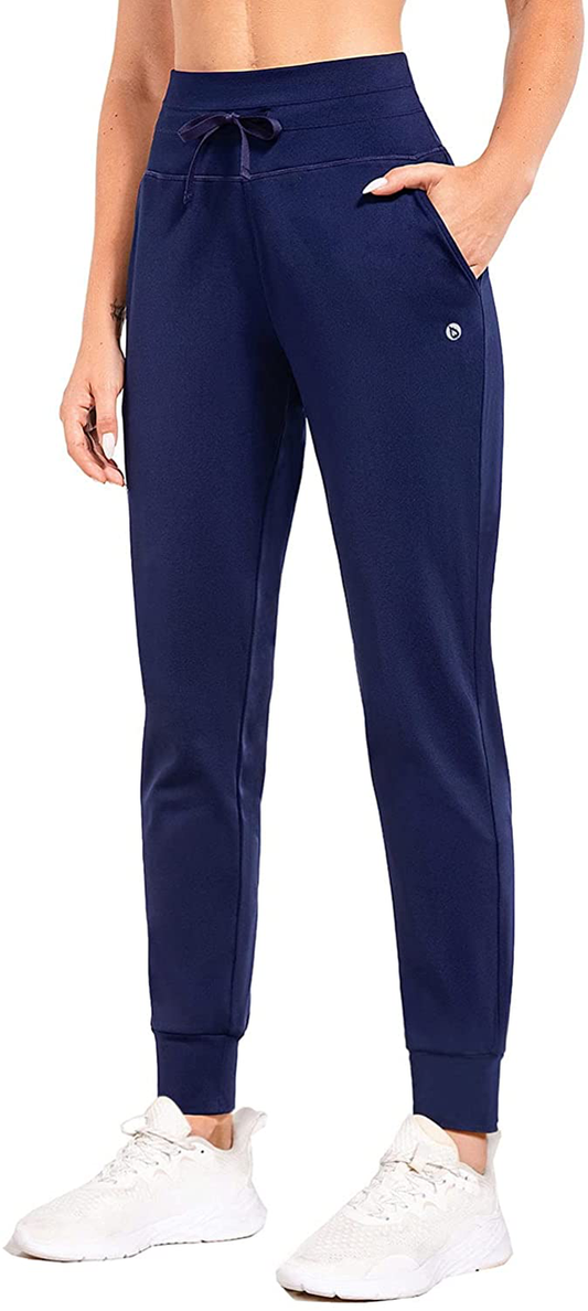 BALEAF Women'S Fleece Lined Pants Water Resistant Sweatpants High Waisted Thermal Joggers Winter Running Hiking Pockets Apparel & Accessories > Clothing > Activewear Kylie Max   