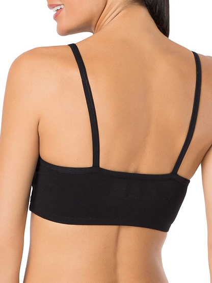 Fruit of the Loom Women'S Spaghetti Strap Cotton Pullover Sports Bra Apparel & Accessories > Clothing > Underwear & Socks > Bras Kylie Max   