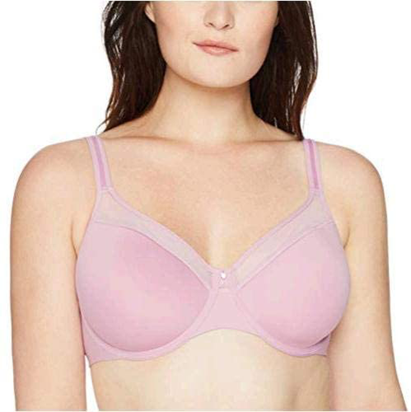 Bali Women's One Smooth U Ultra Light Illusion Neckline Underwire Bra DF3439 Apparel & Accessories > Clothing > Underwear & Socks > Bras Bali Women's IA - Bras Elegant Mauve 34B 
