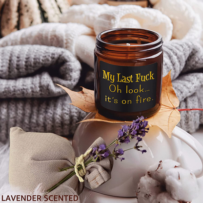 KLL Lavender Scented Funny Candles- Funny Gifts for Women, Men, Friend- Gift for Her, Him- BFF Gifts- Candle Gifts- Valentines Day Gifts for Him, Boyfriend- Christmas Day Gifts (7oz) Arts & Entertainment > Party & Celebration > Gift Giving KLL   