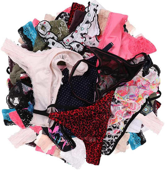 UWOCEKA Sexy Thongs for Women,Varity of T-Backs Sexy Underwear 20 Pack of G Strings Lacy Undies Panties Tanga Apparel & Accessories > Clothing > Underwear & Socks > Underwear UWOCEKA 20pcs Medium 
