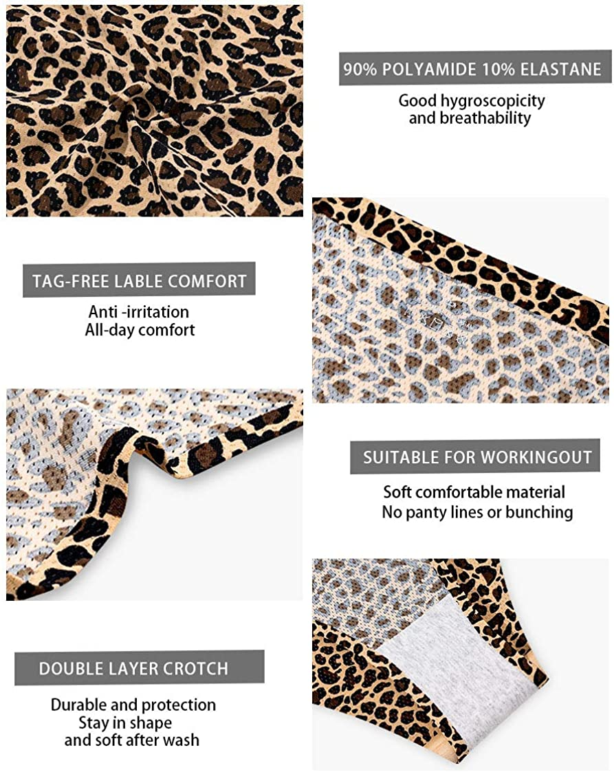 Dlala 7 Pack Women Seamless Underwear No Show Breathable Soft Stretch Bikini Panties Apparel & Accessories > Clothing > Underwear & Socks > Underwear Dlala   