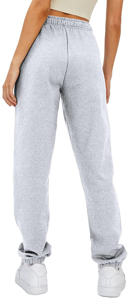 AUTOMET Women’S Winter Baggy Fleece Sweatpants High Waisted Joggers Pants Athletic Lounge Leggings with Pockets Apparel & Accessories > Clothing > Activewear Kylie Max   