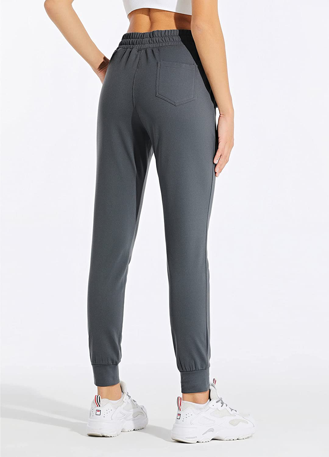 Willit Women'S Fleece Lined Joggers Warm Pants Running Thermal Sweatpants Winter Athletic Water Resistant with Pockets Apparel & Accessories > Clothing > Activewear Kylie Max   