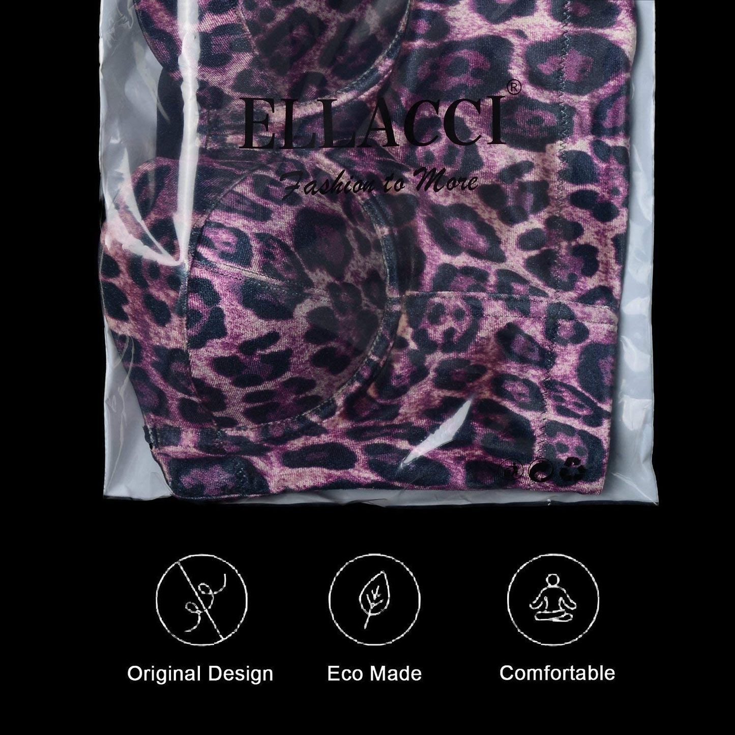 ELLACCI Leopard Pattern Bustier Crop Top Sexy Women'S Corset Top Bra Brown Apparel & Accessories > Clothing > Underwear & Socks > Lingerie ELLACCI   