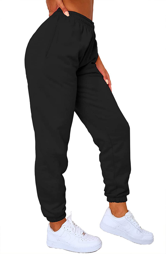 URBEARTH Womens Casual Comfy Sweatpants High Waisted Drawstring Sweat Pants Winter Cinch Bottom Joggers with Pocket Apparel & Accessories > Clothing > Activewear Kylie Max   