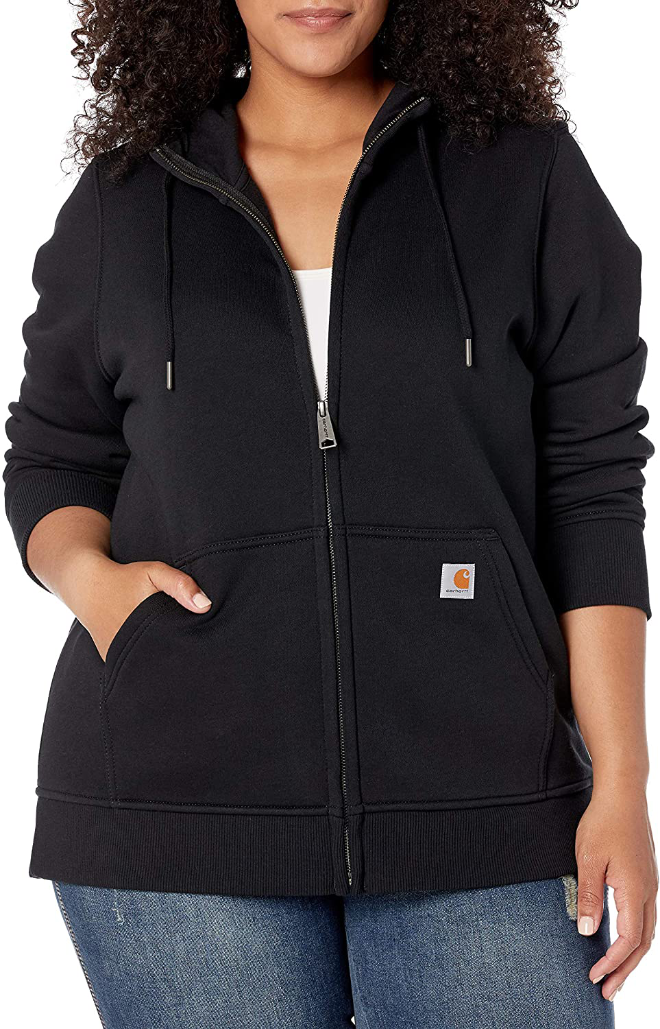 Carhartt Women'S Clarksburg Full Zip Hoodie (Regular and plus Sizes) Apparel & Accessories > Clothing > Activewear Kylie Max   