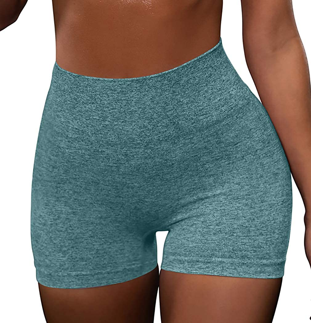 OQQ 3 Piece for Women Yoga Shorts Workout Athletic Seamless High Wasit Gym Leggings Apparel & Accessories > Clothing > Shorts Kylie Max   