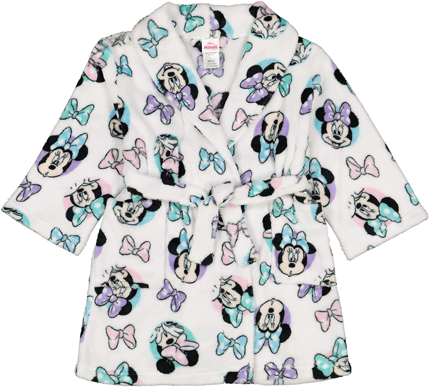 Disney Girls' Minnie Mouse Robe Apparel & Accessories > Clothing > Sleepwear & Loungewear > Robes Kylie Max   