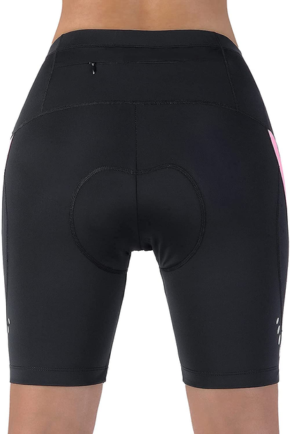 Beroy Bike Shorts Women 3D Gel Padded with Pocket Indoor- Outdoor Cycling Spining - Shorts Apparel & Accessories > Clothing > Shorts Kylie Max   