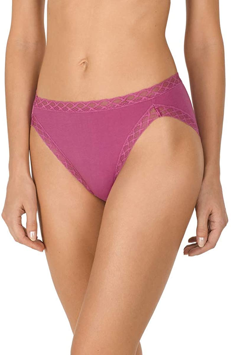 Natori Womens Bliss French Cut Panty Apparel & Accessories > Clothing > Underwear & Socks > Underwear Natori Radiant Orchid XX-Large 