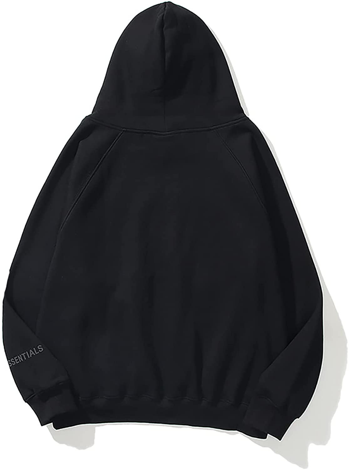 Lauweion Women ESSENTIALS Fleece Letter Loose Hoodie Sweatshirt Long Sleeve Kangaroo Pocket Drop Shoulder Pullovers Top Apparel & Accessories > Clothing > Activewear Kylie Max   