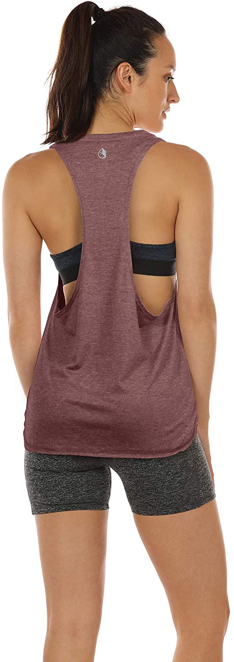 Icyzone Workout Tank Tops for Women - Running Muscle Tank Sport Exercise Gym Yoga Tops Athletic Shirts(Pack of 3) Apparel & Accessories > Clothing > Activewear Kylie Max   