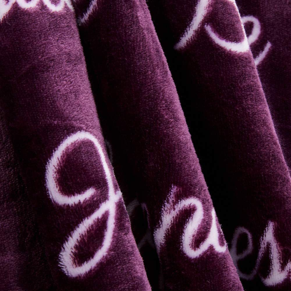 RHF Sherpa Blanket w/Words of Warm Hug, Family, Friendship, Positive Energy Healing Thoughts, Super Soft, Birthday Gifts for Women Men, Gift for Women, Womens Gifts, Mom Birthday Gifts(Throw, Violet) Arts & Entertainment > Party & Celebration > Gift Giving Rose Home Fashion   