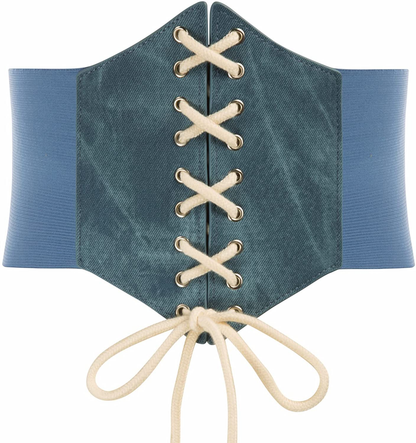 GRACE KARIN Lace-Up Cinch Belt Tied Corset Elastic Waist Belt Apparel & Accessories > Clothing Accessories > Belts GRACE KARIN   