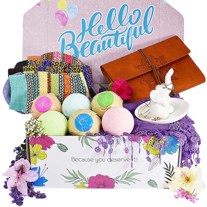 VINAKAS Gift Baskets for Women - This gift set for women contains12 Luxurious items. One of the Best Gifts for Her you'll be able to find - This unique Birthday Gifts for Women will surprise you. Arts & Entertainment > Party & Celebration > Gift Giving VINAKAS   