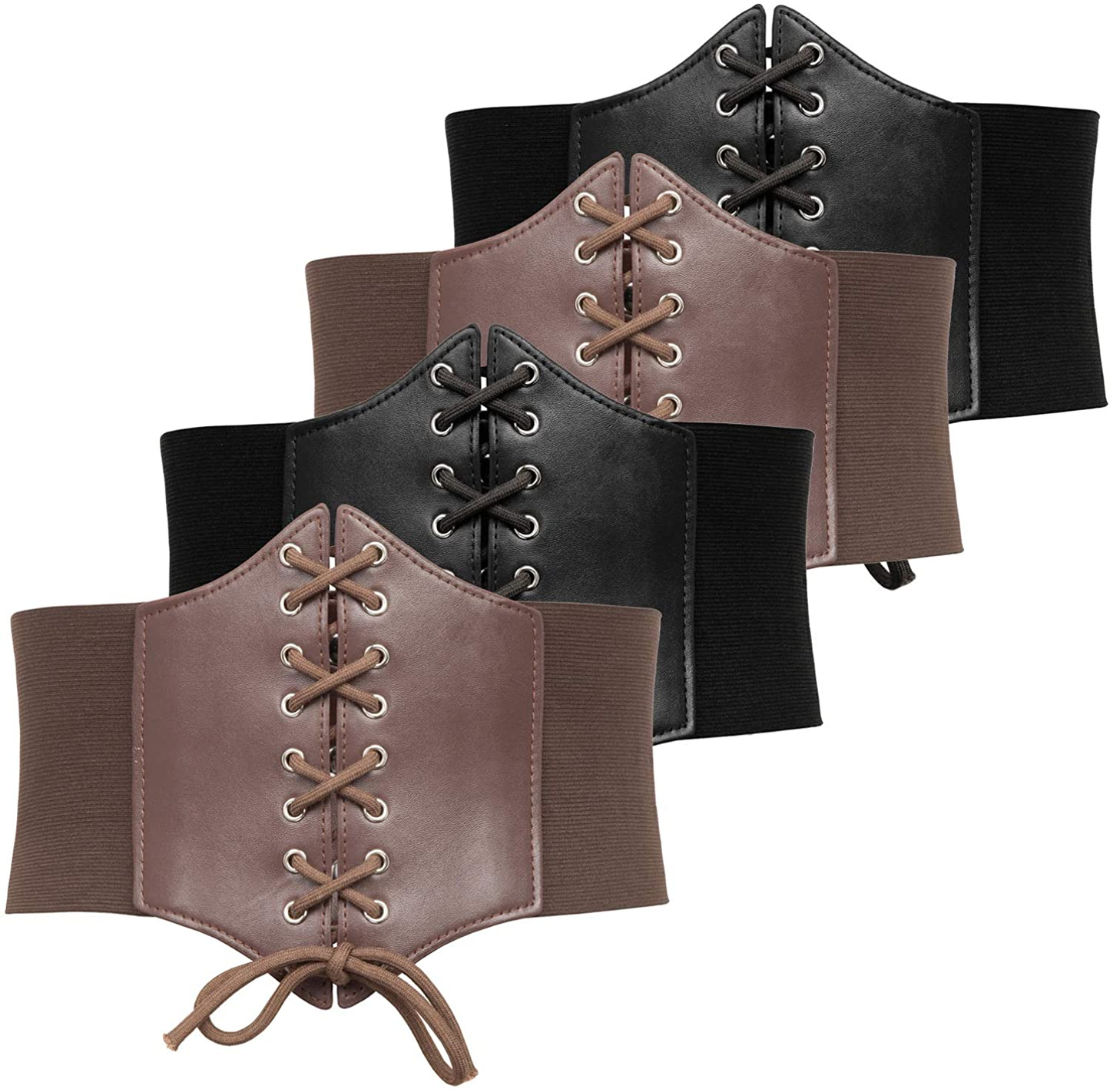 GRACE KARIN Lace-Up Cinch Belt Tied Corset Elastic Waist Belt Apparel & Accessories > Clothing Accessories > Belts GRACE KARIN   