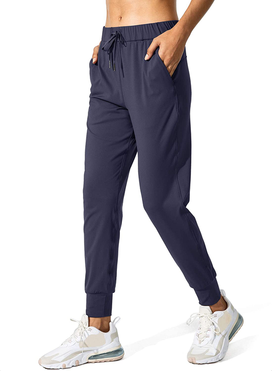 SANTINY Women'S Joggers Pants with Pockets Drawstring Running Sweatpants for Women Lounge Workout Jogging Apparel & Accessories > Clothing > Activewear Kylie Max   
