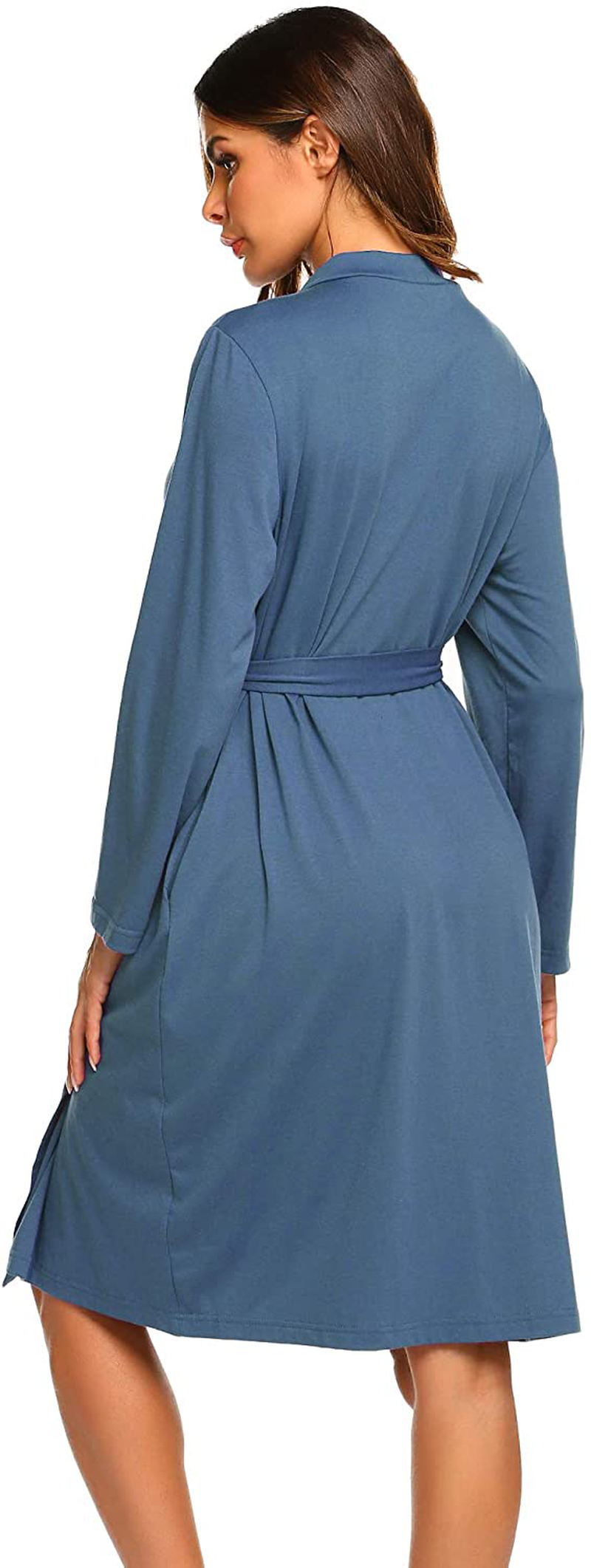Ekouaer Maternity Robe 3 in 1 Labor Delivery Nursing Gown Hospital Breastfeeding Dress Bathrobes Apparel & Accessories > Clothing > Sleepwear & Loungewear > Robes Kylie Max   