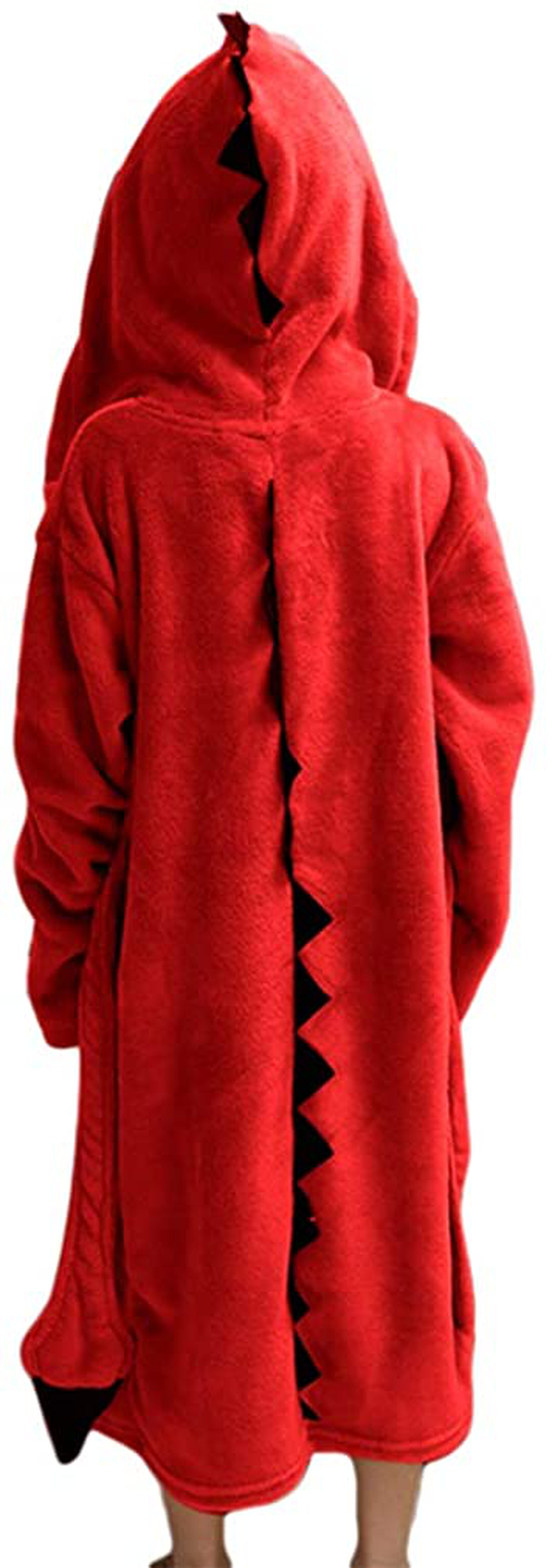 Kids Robes Boys Dinosaur Flannel Hooded Bathrobe Soft Animal Sleepwear Robe Costume Apparel & Accessories > Clothing > Sleepwear & Loungewear > Robes Kylie Max   