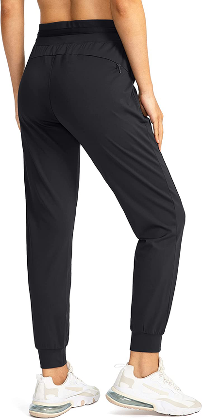G Gradual Women'S Joggers Pants with Zipper Pockets High Waisted Athletic Tapered Sweatpants for Women Workout Lounge Apparel & Accessories > Clothing > Activewear Kylie Max   