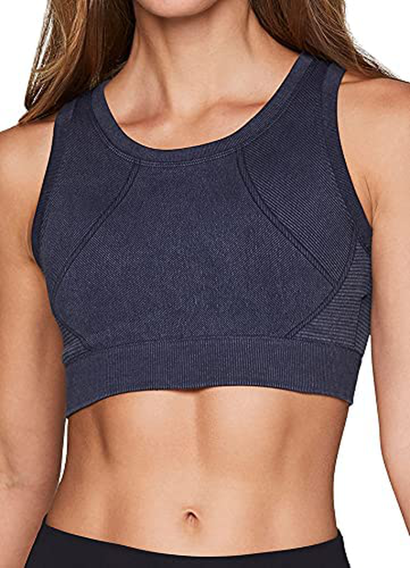 RBX Active Women'S Athletic Fashion High Coverage Low Impact Workout Sports Bra Apparel & Accessories > Clothing > Underwear & Socks > Bras Kylie Max   