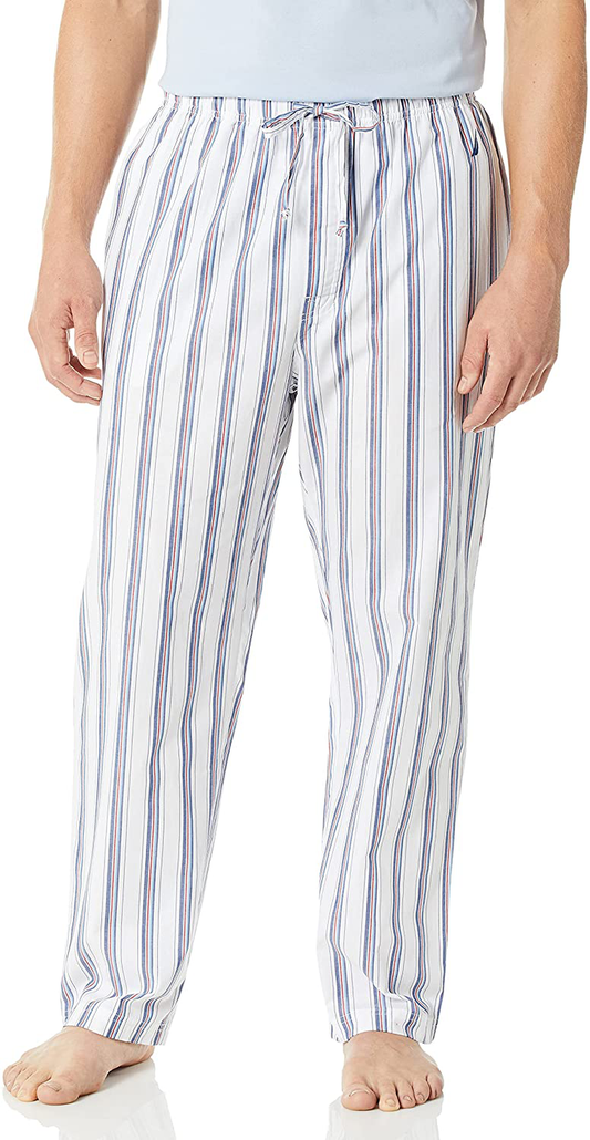 Nautica Men'S Soft Woven 100% Cotton Elastic Waistband Sleep Pajama Pant Apparel & Accessories > Clothing > Sleepwear & Loungewear > Pajamas Kylie Max   