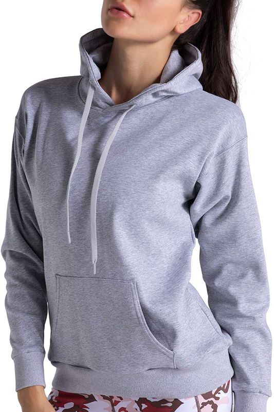 Women'S Basic Pullover Hoodie Loose Fit Ultra Soft Fleece Hooded Sweatshirt with Pockets Apparel & Accessories > Clothing > Activewear Kylie Max   