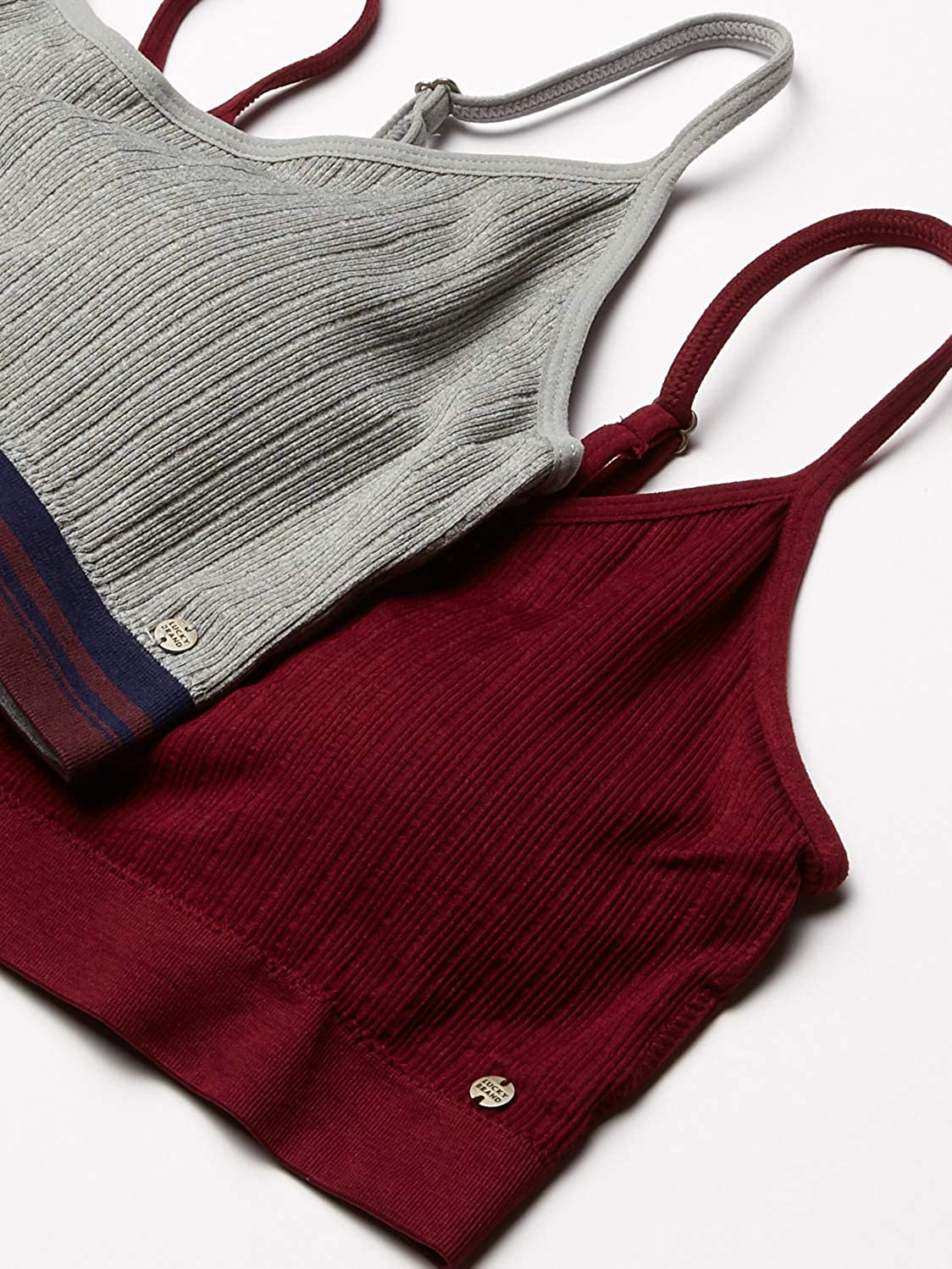 Lucky Brand Women’S Bra – 2 Pack Seamless Comfort Crop Cami Lounge Bralette (S-XL) Apparel & Accessories > Clothing > Underwear & Socks > Bras Kylie Max   
