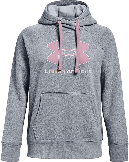 Under Armour Women'S Rival Fleece Big Logo Print Fill Hoodie Apparel & Accessories > Clothing > Activewear Kylie Max   