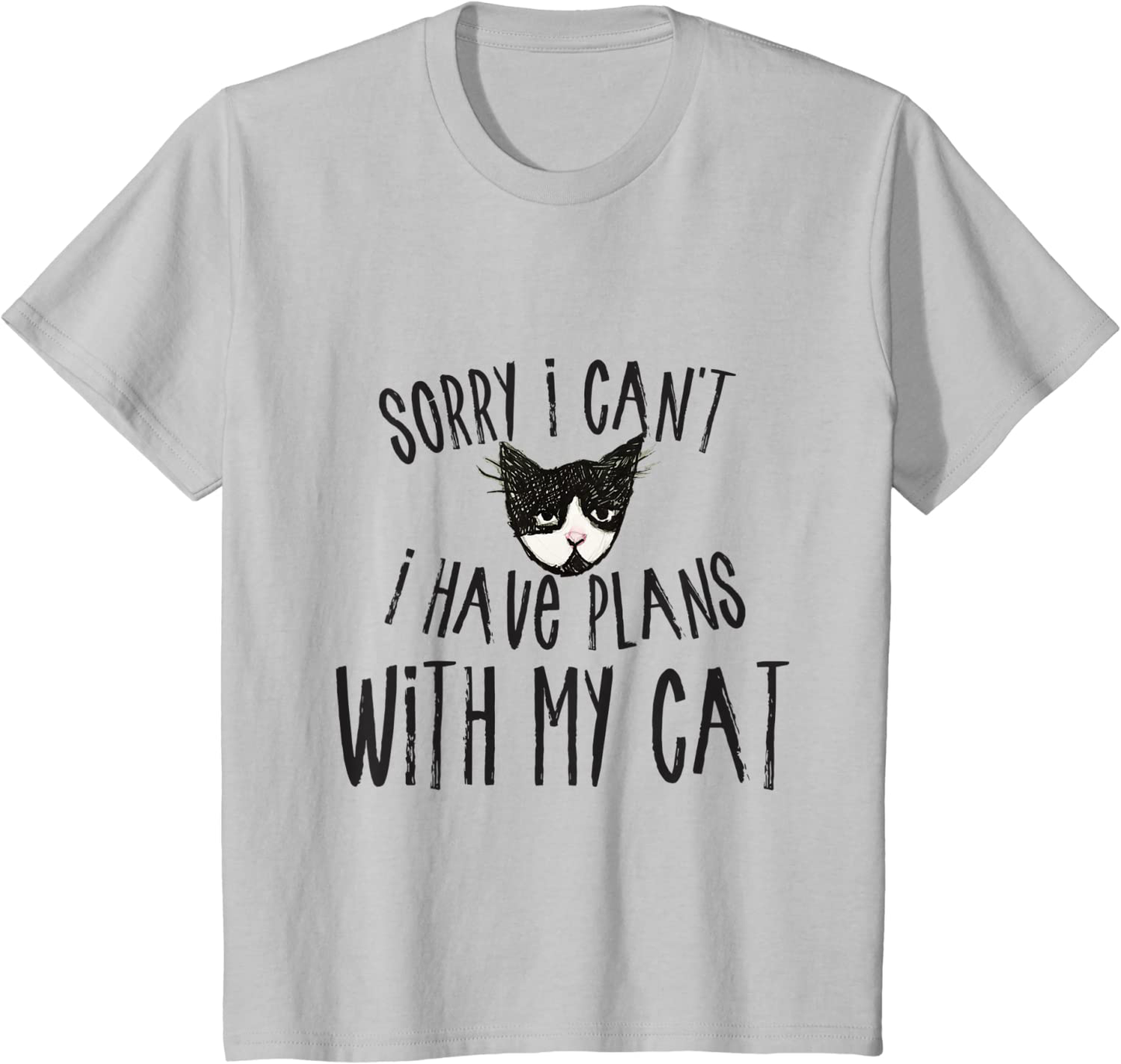Sorry I can't I have plans with my Cat T-Shirt Arts & Entertainment > Party & Celebration > Gift Giving Caterpillar Silver Youth Kids 2