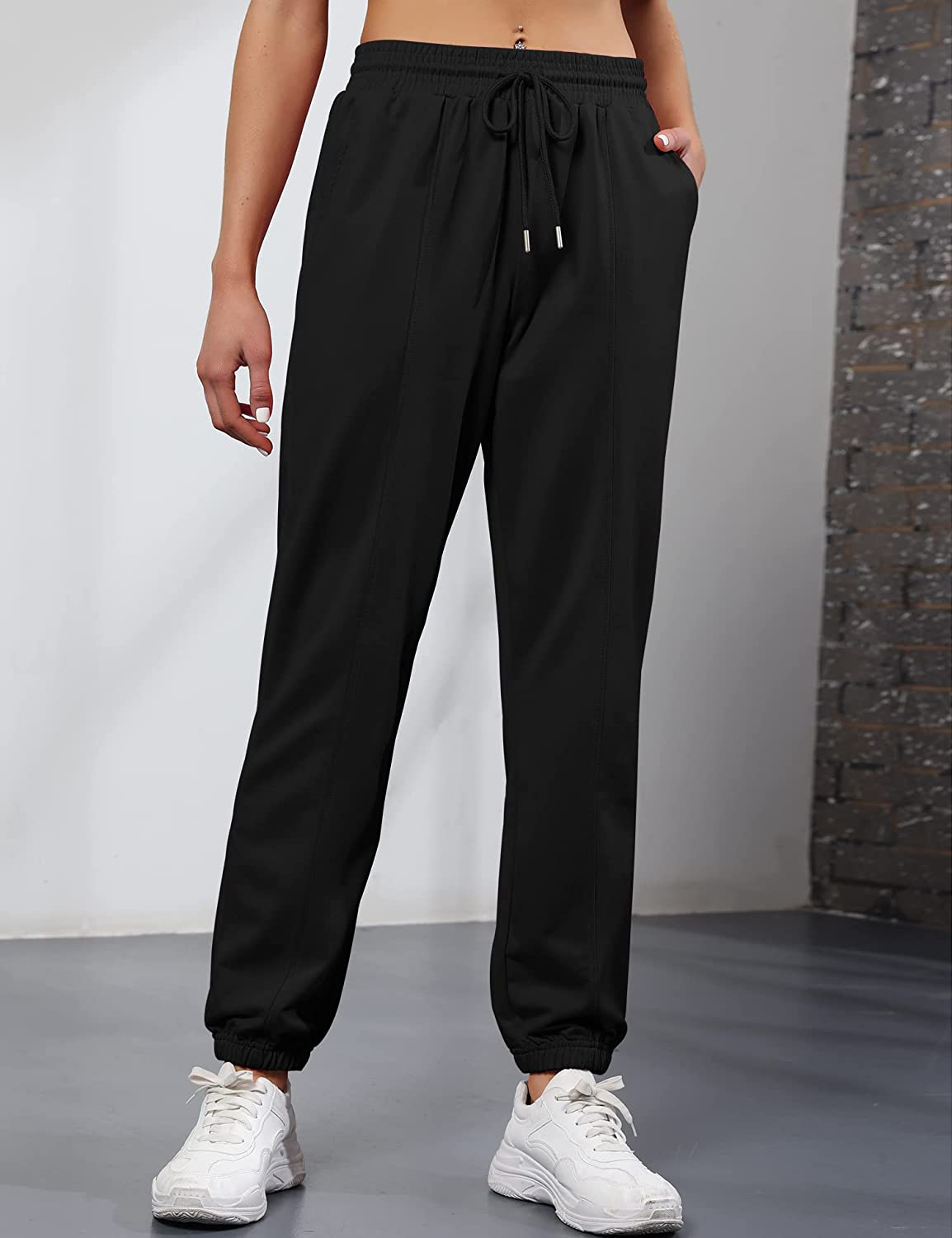LUYAA Women'S Relaxed Fit Soft Jogger Sweatpant with Pockets for Running Yoga Workout Golf Casual Pajama Pants Apparel & Accessories > Clothing > Activewear Kylie Max   
