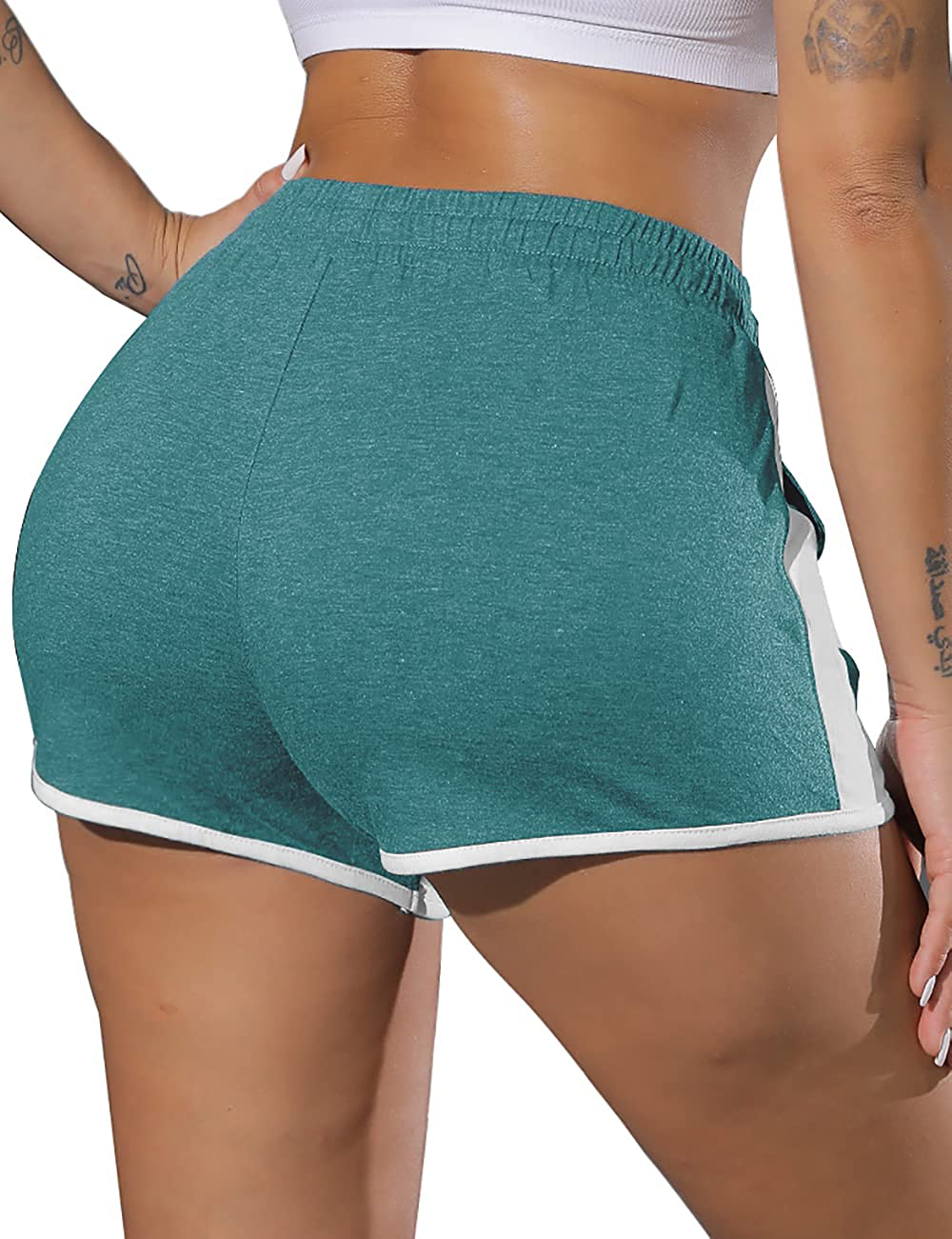WIHOLL Womens Shorts for Summer Workout Running Shorts with Pockets Drawstring Apparel & Accessories > Clothing > Shorts Kylie Max   