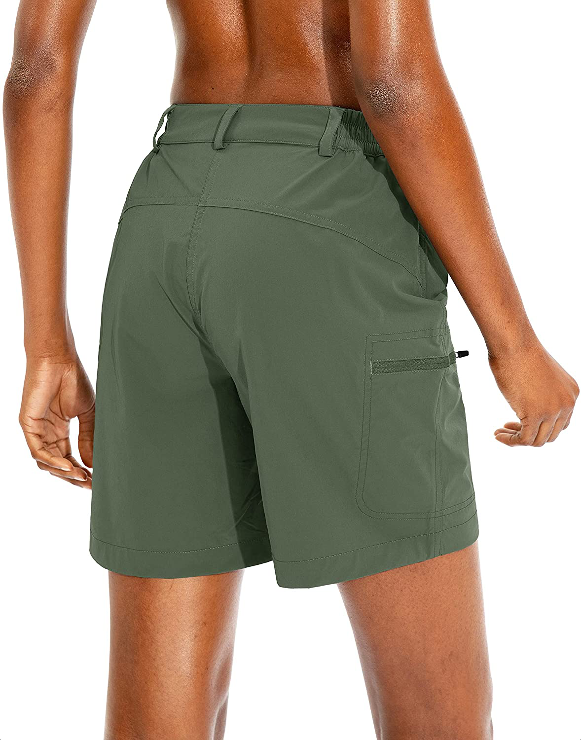 Viodia Women'S Hiking Cargo Shorts Quick Dry Stretch Lightweight Camping Shorts for Women with Zipper Pockets Apparel & Accessories > Clothing > Shorts Kylie Max   