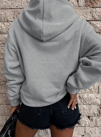 SHEWIN Women'S Casual Hoodies Long Sleeve Solid Lightweight Pullover Tops Loose Sweatshirt with Pocket Apparel & Accessories > Clothing > Activewear Kylie Max   