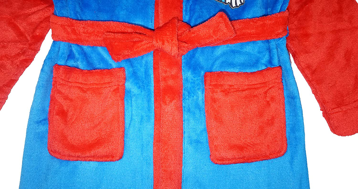 SUPER MARIO Boys Costume Plush Robe Apparel & Accessories > Clothing > Sleepwear & Loungewear > Robes Kylie Max   