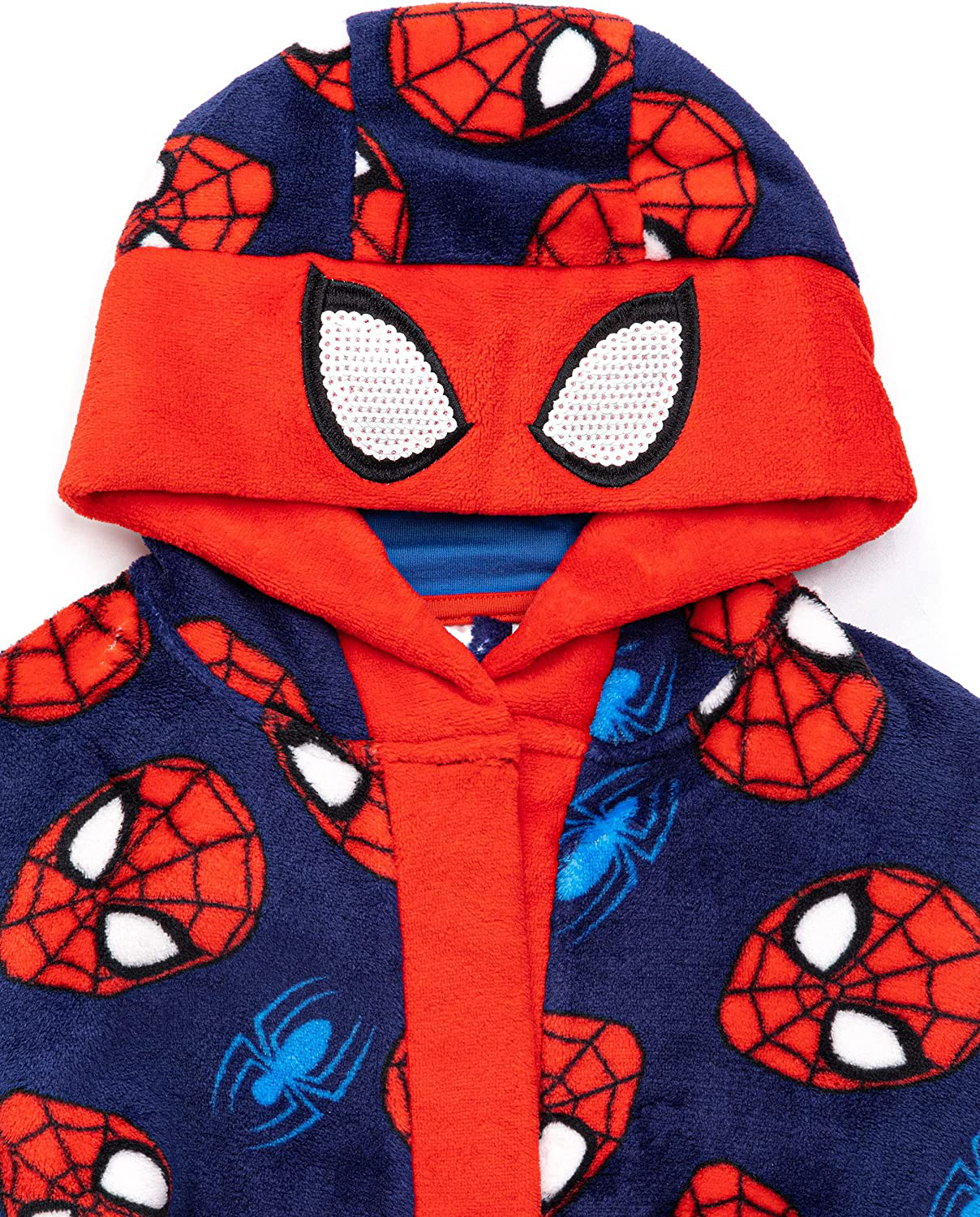 Marvel Spider-Man Dressing Gown Boys Kids Cosplay Pyjamas Robe Apparel & Accessories > Clothing > Sleepwear & Loungewear > Robes Kylie Max   