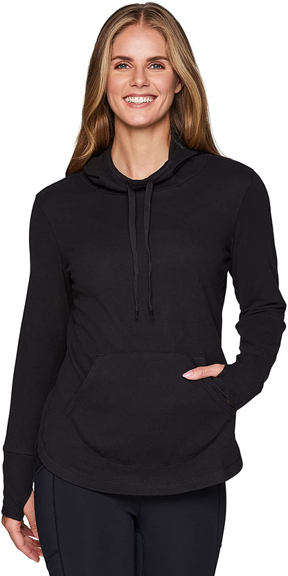 RBX Active Women'S Fashion Yoga Lightweight Long Sleeve Pullover Hoodie Top Apparel & Accessories > Clothing > Activewear Kylie Max   