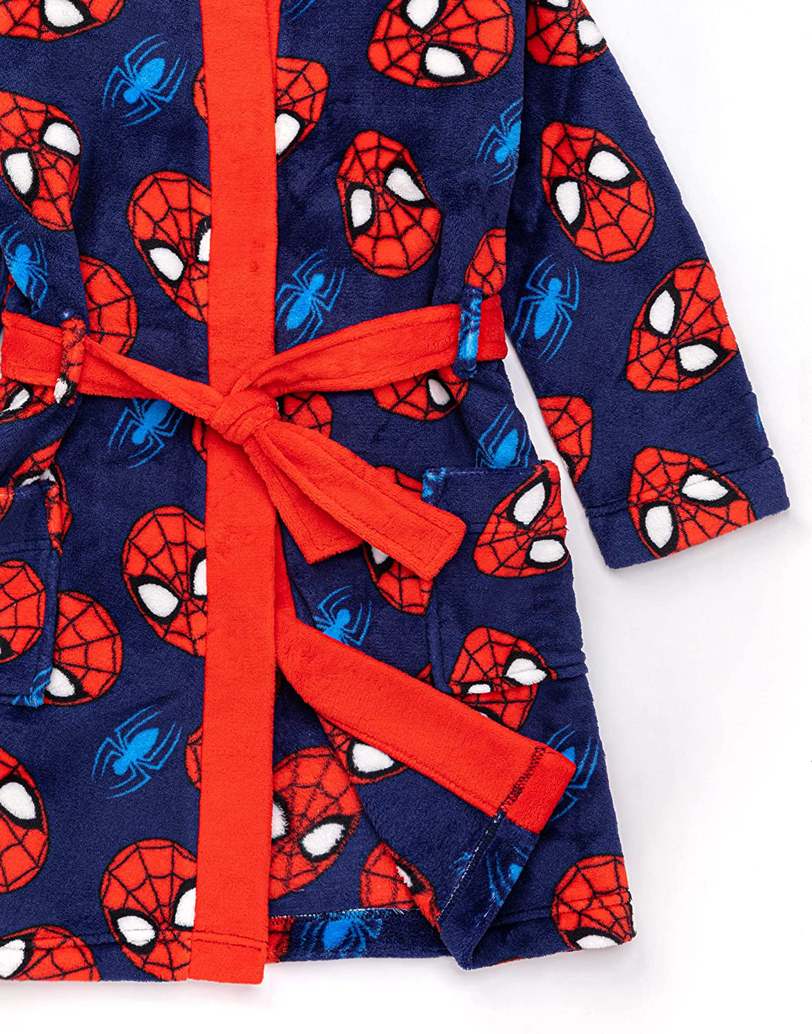 Marvel Spider-Man Dressing Gown Boys Kids Cosplay Pyjamas Robe Apparel & Accessories > Clothing > Sleepwear & Loungewear > Robes Kylie Max   