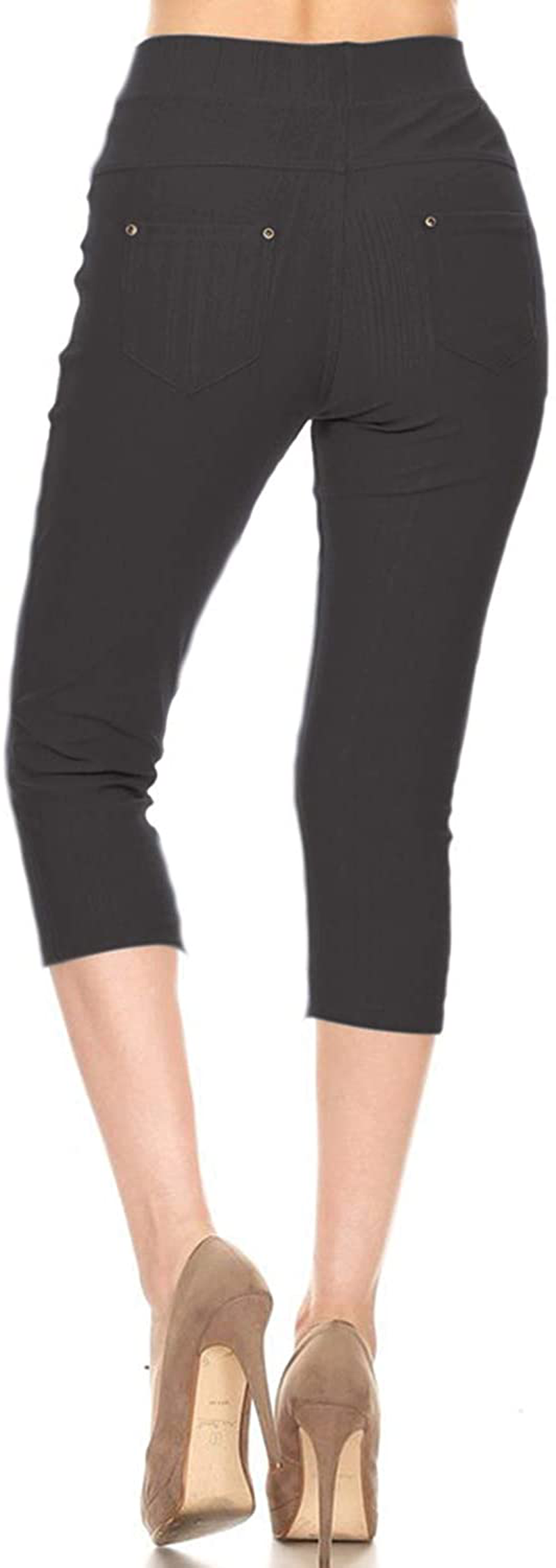 Leggings Depot Premium Quality Women's Cotton Blend Stretch Pull-on Jeggings with Pockets Apparel & Accessories > Clothing > Activewear LEGGINGS DEPOT   