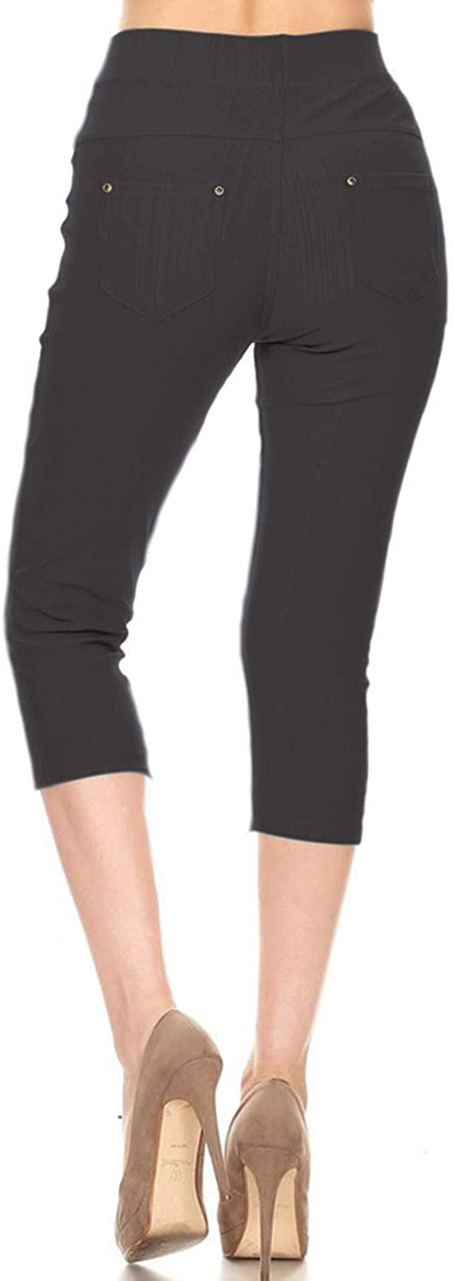 Leggings Depot Premium Quality Women's Cotton Blend Stretch Pull-on Jeggings with Pockets Apparel & Accessories > Clothing > Activewear LEGGINGS DEPOT   