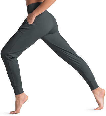 Wjustforu Women'S High Waist Joggers Sweatpants Lightweight & Comfortable Yoga Pants with Pockets Apparel & Accessories > Clothing > Activewear Kylie Max   