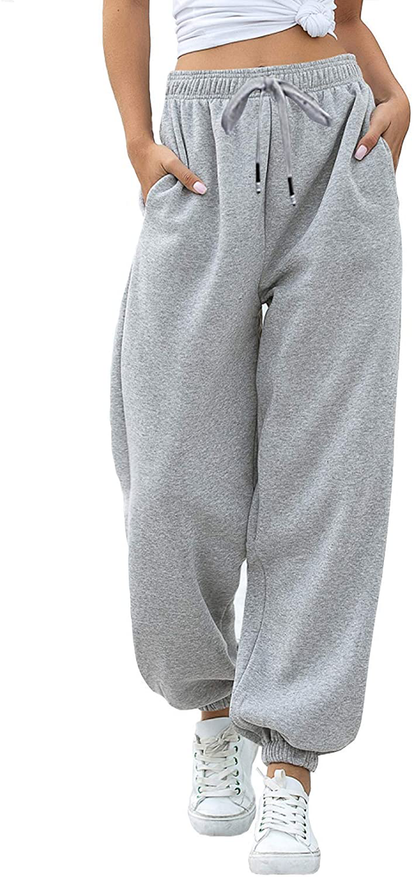 VINMEN Cinch Bottom Sweatpants for Women with Pockets Apparel & Accessories > Clothing > Activewear Kylie Max   