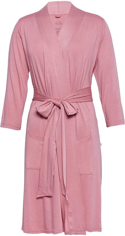 Posh Peanut Mommy Robe for Maternity, Labor Delivery Soft Nursing Lounge Wear, Viscose from Bamboo Apparel & Accessories > Clothing > Sleepwear & Loungewear > Robes Posh Peanut Dusty Rose Small 
